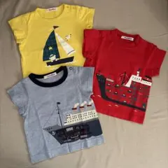 美品　ファミリア　半袖　Tシャツ　船　3枚セット