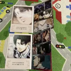 《新品》一番くじ進撃の巨人 地ならし メモリアルカード リヴァイ2種