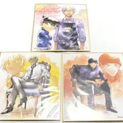 名探偵コナン　色紙ART 江戸川コナン　安室透　降谷零　赤井秀一