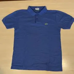 【未使用】ラコステ ダークブルー ポロシャツ US XL LACOSTE（ラコステ） ポロシャツ 半袖 クールマックスブレンド鹿の子地