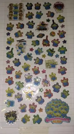 トイ・ストーリー　エイリアン　立体シール