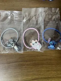 ディズニー　Twinkle ヘアゴム　マリー　スティッチ　トランプ