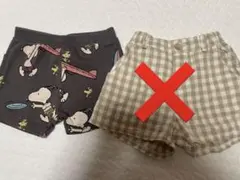 ザラベビー スヌーピー ショートパンツ 80cm