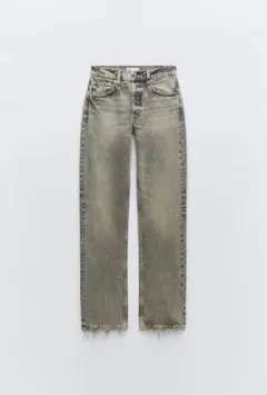 ZARA TRF LOW-RISE デニムパンツ　ジーンズ デニム ビンテージ