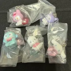 サンリオ　エモきゅん　めじるしアクセサリー　パステルカラーver. コンプリート