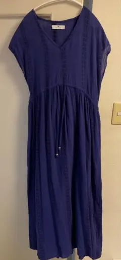 アーバンリサーチ　サニーレーベル　ロングワンピース　ブルー　フリーサイズ