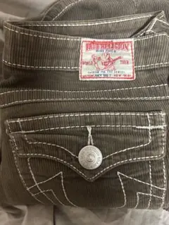 TRUE デニム フレア 茶色