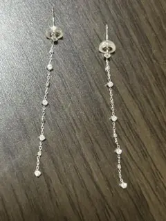 a*︎様 K10 ロングピアス チェーン ストーン a*︎様 K10 ロングピアス チェーン ストーン - メルカリ