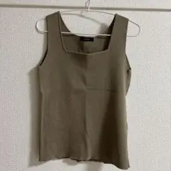 JEANASIS カーキ タンクトップ