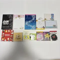 メモ帳　まとめ売り　平成レトロ　リラックマ　スヌーピー　ディズニー　13種セット