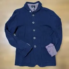 THE SHOP TK MIXPICE ショールカラー ジャケット 紺 M