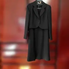 【美品】ブラックフォーマル　ワンピースとジャケットセット