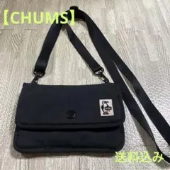 CHUMS チャムス ミニポーチ ショルダーバック ブラック