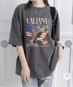 最終値下げ。clear オーバーサイズケミカル加工グラフィックＴシャツ