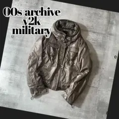 00s archive volume neck jacket y2k goa系