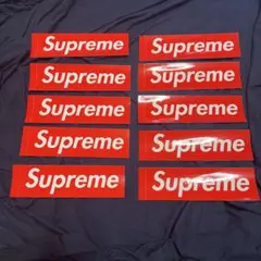 Supreme ロゴステッカー 10枚セット