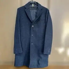 ダークグレー チェスターコート 3つボタン ユナイテッドアローズ