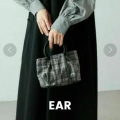 ear PAPILLONNER イアパピヨネ　チェック柄ハンドバッグ　2way