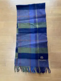 mila schön チェック柄マフラー