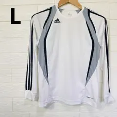 adidas 長袖シャツ スポーツウェア 白 CLIMACOO サッカーシャツのサムネイル