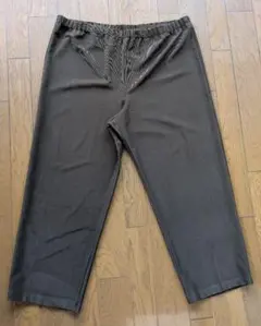 【大きいサイズ】美品　7L〜10L相当 ハンドメイド ブラウンパンツ