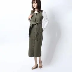 ディッキーズ　dickiesワンピース　ジャンパースカートのサムネイル