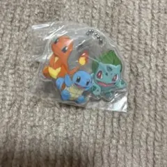 旅立ちの3匹 アクリルスイング ヒトカゲ フシギダネ ゼニガメ