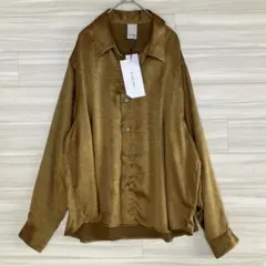 【新品】　CASPER JOHN キャスパー ジョン　ドレスシャツ　金　ゴールド