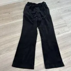 GU 黒 ロングパンツ 130