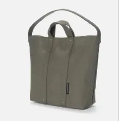 【未使用】DEAN＆DELUCAコットントートバッグ　カーキLサイズ