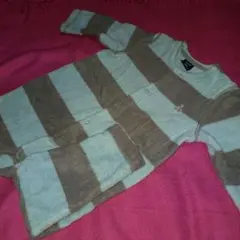 ✨美品☆GAPbeby、70〜80cm、ロンパース、温かい起毛仕立て、フリース