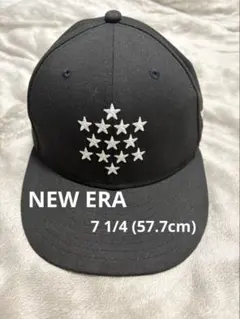 【レア】New Era 59FIFTY 黒 星刺繍 ニューエラ 7 1/4