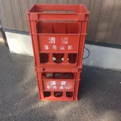 一升瓶ケース　６本入れ　２個セット
