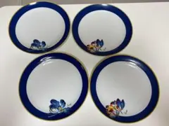 【新品美品大皿4枚セット】KENZO MAISON 花柄 陶器皿 4枚セットのサムネイル