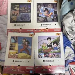 ドラゴンボールI賞クリアポスター4枚セット
