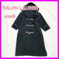 【極美品】 ラルフローレン ウール ダッフルコート ダークグリーン フードのサムネイル