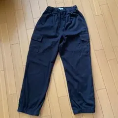 グローバルワーク GLOBAL WORK ブラック カーゴパンツ 150 キッズ