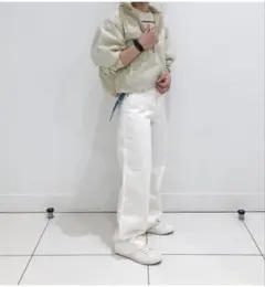 UNIQLO コットンブルゾン ナチュラル M