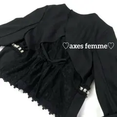 axes femme ブラックジャケット　セレモニー　姫ギャル　ゴスロリ　短丈のサムネイル