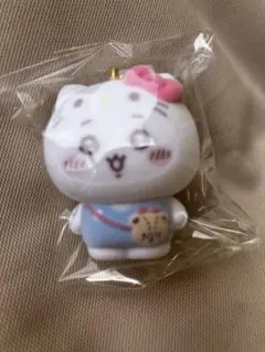 ちいかわ ハローキティ フロッキーマスコット ちいかわ サンリオ