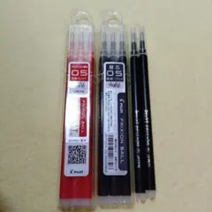 【未使用】フリクション替芯 赤3本黒5本 0.5mm