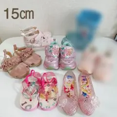 女の子 運動靴 スニーカー サンダル 5足 まとめ売りのサムネイル