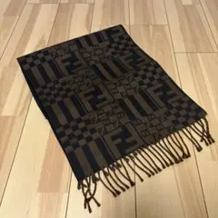 FENDI フェンディ ズッカ柄 マフラー ウール100%