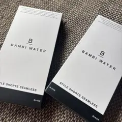 BAMBI WATER スタイルショーツシームレス Mサイズ ブラックのサムネイル