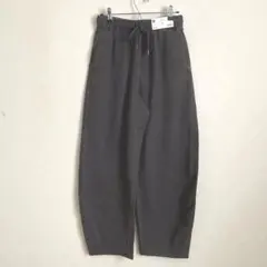 GU 新品未使用　デニムスウェットバレルレッグパンツQ 【M】　ウエストゴム