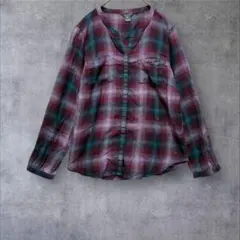 a2694 【エディーバウアー】 長袖カラーネルシャツ チェック柄 PS