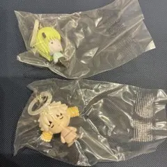 ハンターハンター　めじるしアクセサリー、コムギ&プフ2体セット