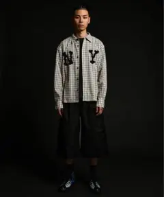 コムデギャルソンシャツ16SS 山景プリント穴開きシャツ S - メルカリ