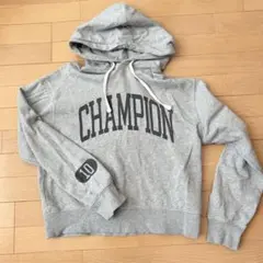 CHAMPION グレー パーカー レディース