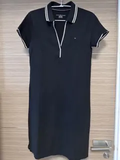 TOMMY HILFIGER ブラック ポロワンピース